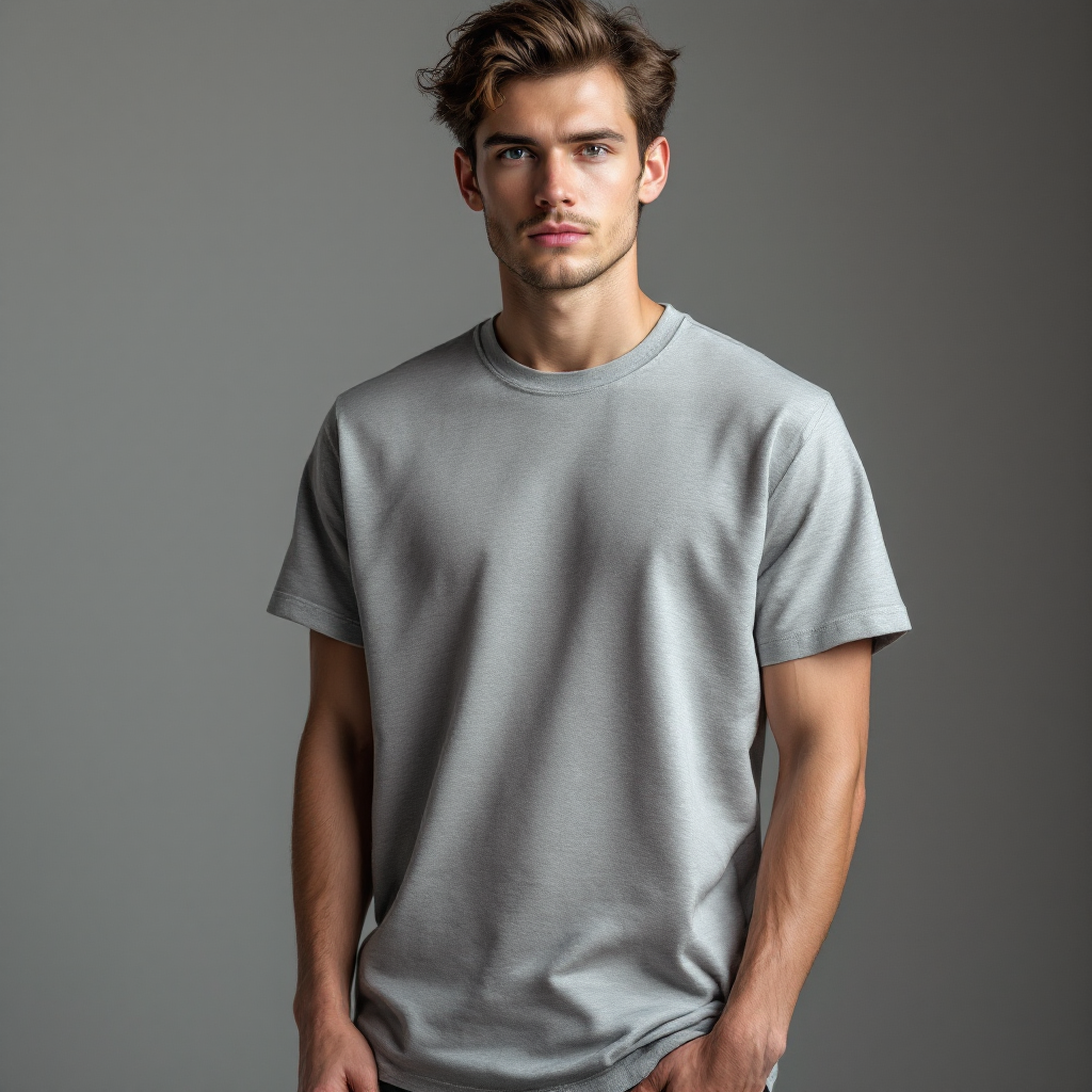 Grå t-shirt